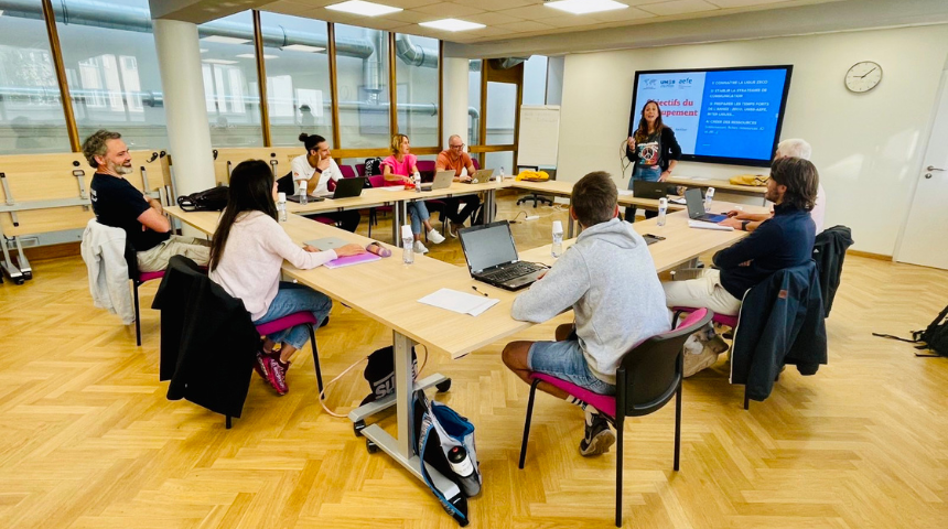 Photographie d'une formation