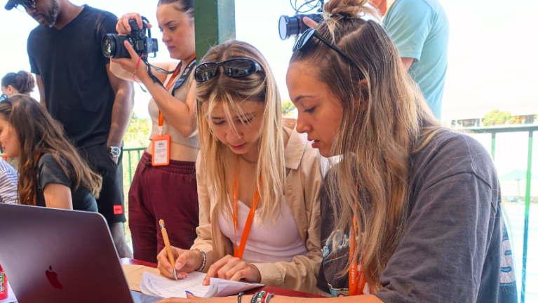 Photo d'élèves Jeunes reporters internationaux