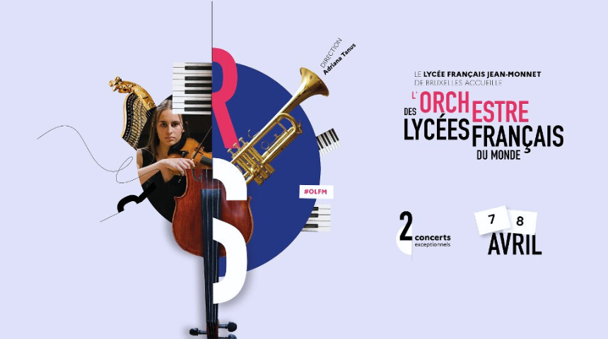 Affiche orchestre des lycées français du monde